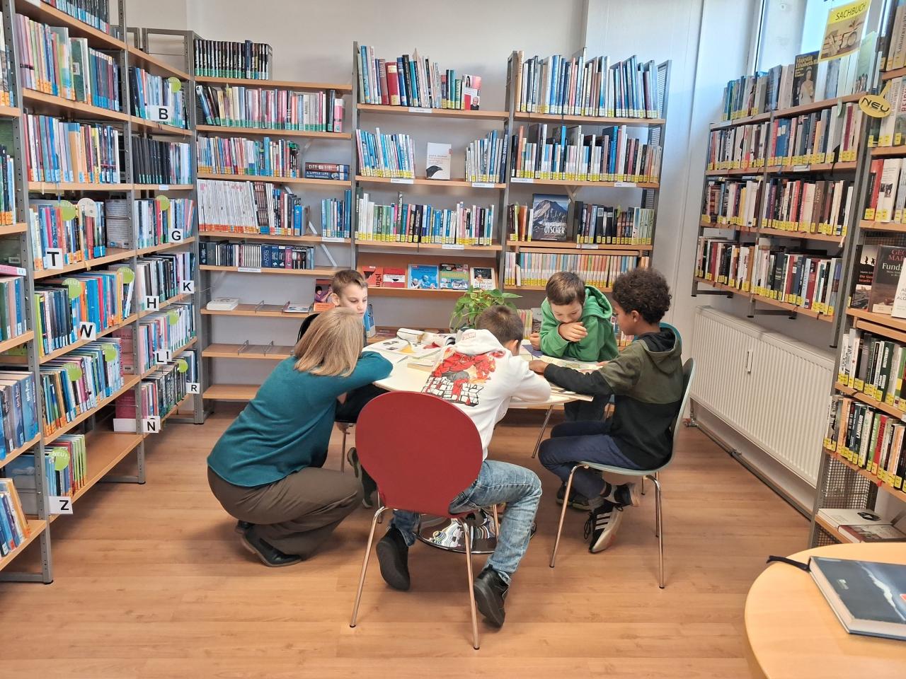 VS in der Bücherei
