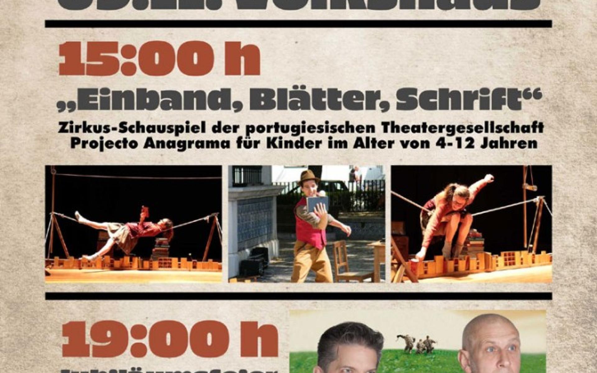 Plakat: 40 Jahre Bücherei Himberg